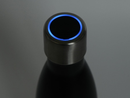 Вакуумная термобутылка с УФ-стерилизацией Photon, черный, 500 мл